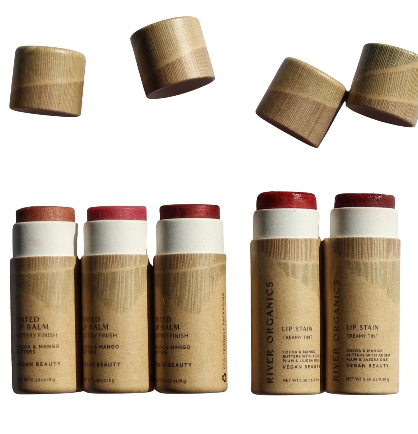 Set of 2 Lip Balms or Lip Stains