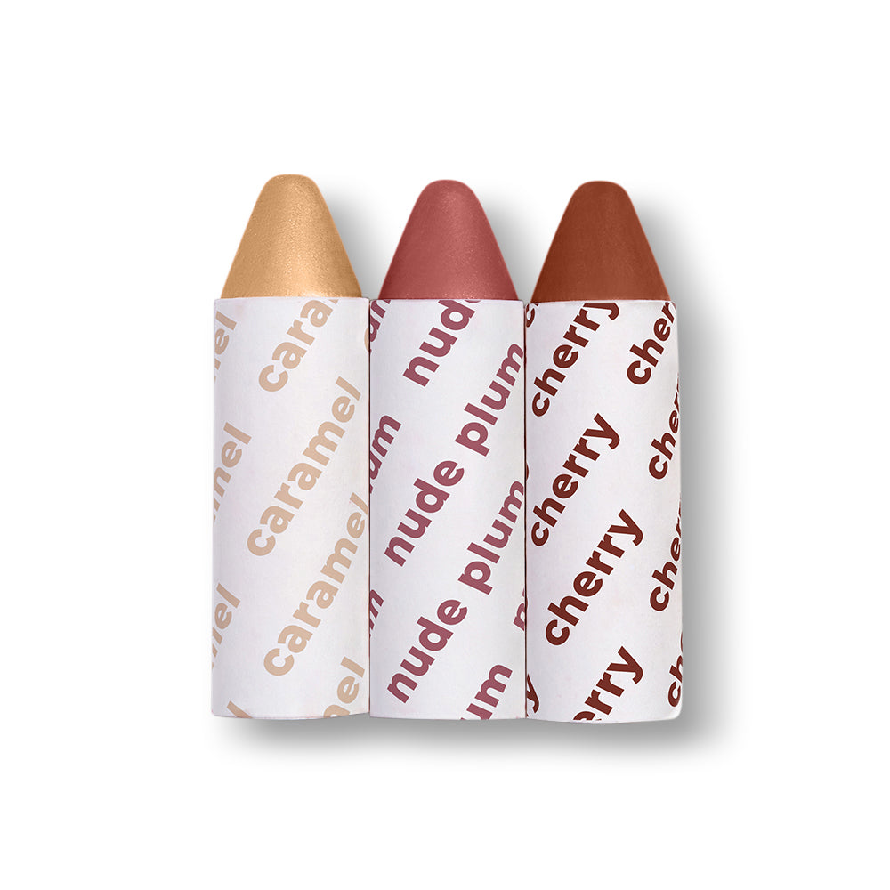 3-in-1 Balmie Makeup Crayon Trio Set
