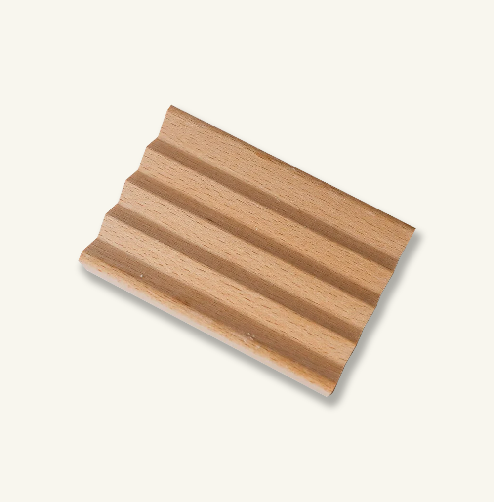Zigzag Beechwood Soap Dish